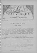 Notiziario Sezione di Torino Marzo 1924 - Itinerari alpinismo trekking scialpinismo