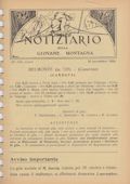 Notiziario Sezione di Torino Novembre 1924 - Itinerari alpinismo trekking scialpinismo