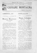 Notiziario Sezione di Torino Gennaio 1928 - Itinerari alpinismo trekking scialpinismo