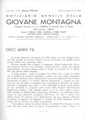 Notiziario Centrale Giugno 1935 - Itinerari alpinismo trekking scialpinismo