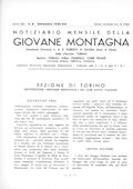 Notiziario Centrale Settembre 1935 - Itinerari alpinismo trekking scialpinismo