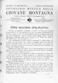 Notiziario Centrale Aprile 1939 - Itinerari alpinismo trekking scialpinismo