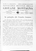 Notiziario Centrale Gennaio 1941 - Itinerari alpinismo trekking scialpinismo