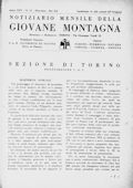 Notiziario Centrale Dicembre 1941 - Itinerari alpinismo trekking scialpinismo