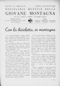 Notiziario Centrale Maggio 1942 - Itinerari alpinismo trekking scialpinismo