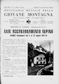 Notiziario Centrale Giugno 1942 - Itinerari alpinismo trekking scialpinismo