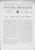 Notiziario Centrale Novembre 1942 - Itinerari alpinismo trekking scialpinismo
