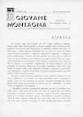 Notiziario Sezione di Torino Giugno 1945 - Itinerari alpinismo trekking scialpinismo