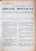 Notiziario Centrale Luglio 1946 - Itinerari alpinismo trekking scialpinismo
