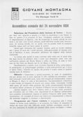 Notiziario Sezione di Torino Novembre 1950 - Itinerari alpinismo trekking scialpinismo