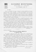 Notiziario Sezione di Torino Febbraio 1952 - Itinerari alpinismo trekking scialpinismo
