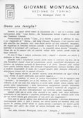 Notiziario Sezione di Torino Giugno 1955 - Itinerari alpinismo trekking scialpinismo