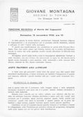 Notiziario Sezione di Torino Novembre 1958 - Itinerari alpinismo trekking scialpinismo