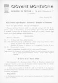 Notiziario Sezione di Torino Novembre 1960 - Itinerari alpinismo trekking scialpinismo