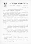 Notiziario Sezione di Torino Giugno 1962 - Itinerari alpinismo trekking scialpinismo