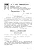 Notiziario Sezione di Torino Giugno 2005 - Itinerari alpinismo trekking scialpinismo