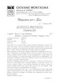 Scarica notiziario originale in formato pdf - Itinerari alpinismo trekking scialpinismo